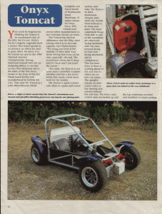 Onyx Tomcat Road Legal Buggy