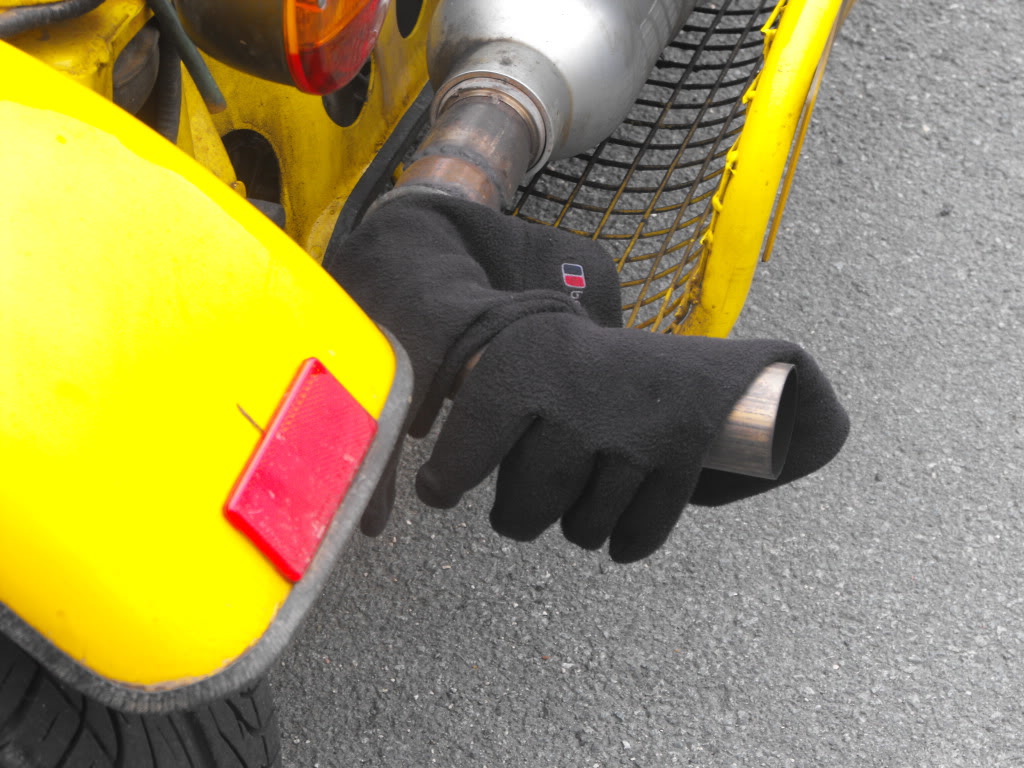 Drying Gloves In A Freestyle Buggy